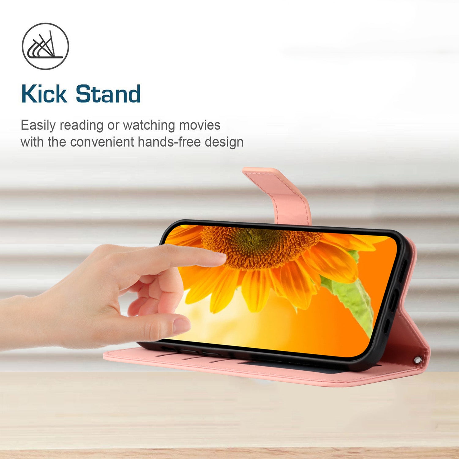 Shockproof Leather Phone Case Stand For Motorola Moto G53 5G HT04 Sunflower Imprinted Anti-scratch Phone Flip Wallet Cover Shockproof Leather Phone Case Stand For Motorola Moto G53 5G HT04 Sunflower Imprinted Anti-scratch Phone Flip Wallet Cover